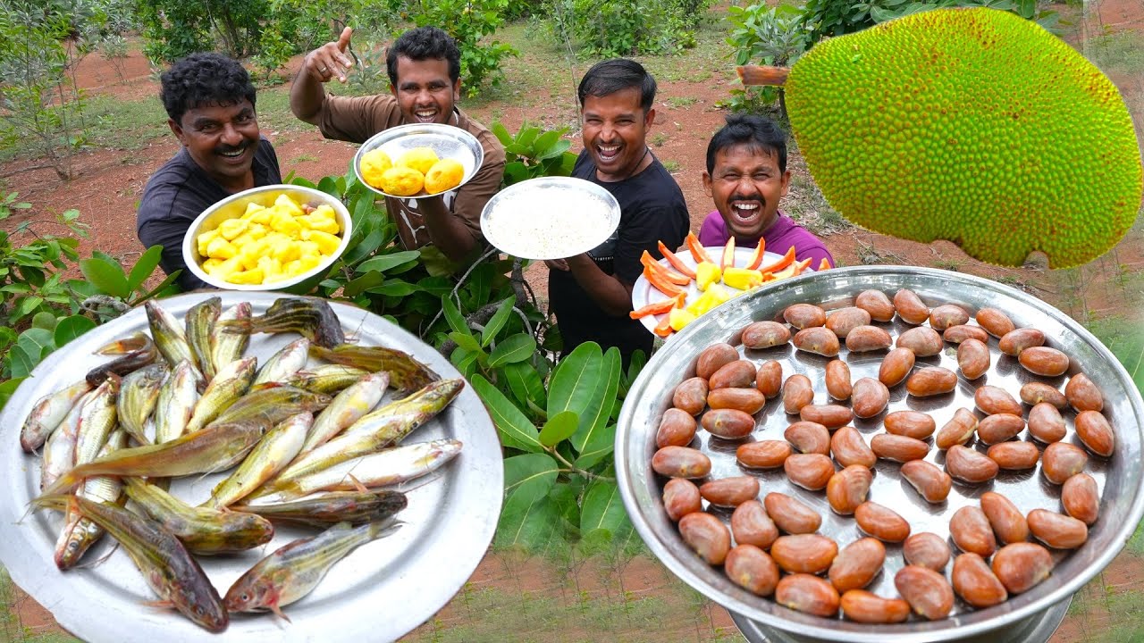 ট্যাংরা মাছের ডাল রেসিপি | village style cooking Tangra fish | Jackfruit seeds recipe | village food
