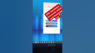 DDU Gorakhpur University admit card download 2025