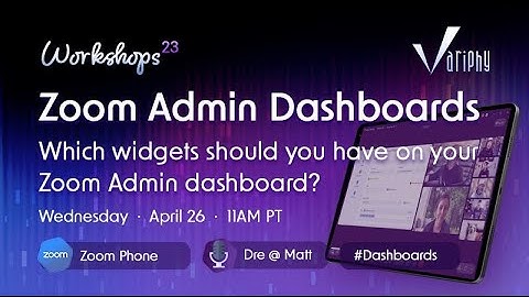 How to Build A Zoom Admin Dashboard