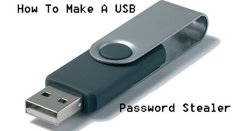 How To Turn A USB Into A Password Stealing Device /// Tutorial