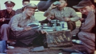 HD Stock Footage WWII Color - B-17 Bombers Shuttle Missions to Germany