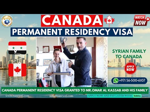 Syrian🇸🇾 Family received Canada Permanent Residency Visas through NASC  | Canada Immigration #NASC