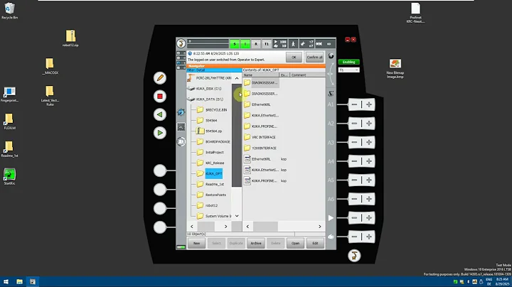 How to configure TCP/IP communication in KUKA Robot