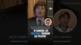 “Ni siquiera los militares tuvieron las pelotas” 😳