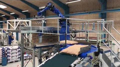 Palletizing for small open mouth bags