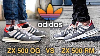 elemento paso Resplandor Adidas ZX 500 RM VS Adidas ZX 500 OG 