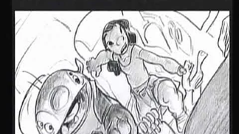 Lilo & Stitch Deleted Scene: The 747 Sequence (Earlier Version)