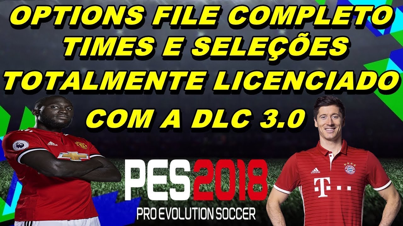 Nomes reais para os times NÃO licenciadas no PES 2018