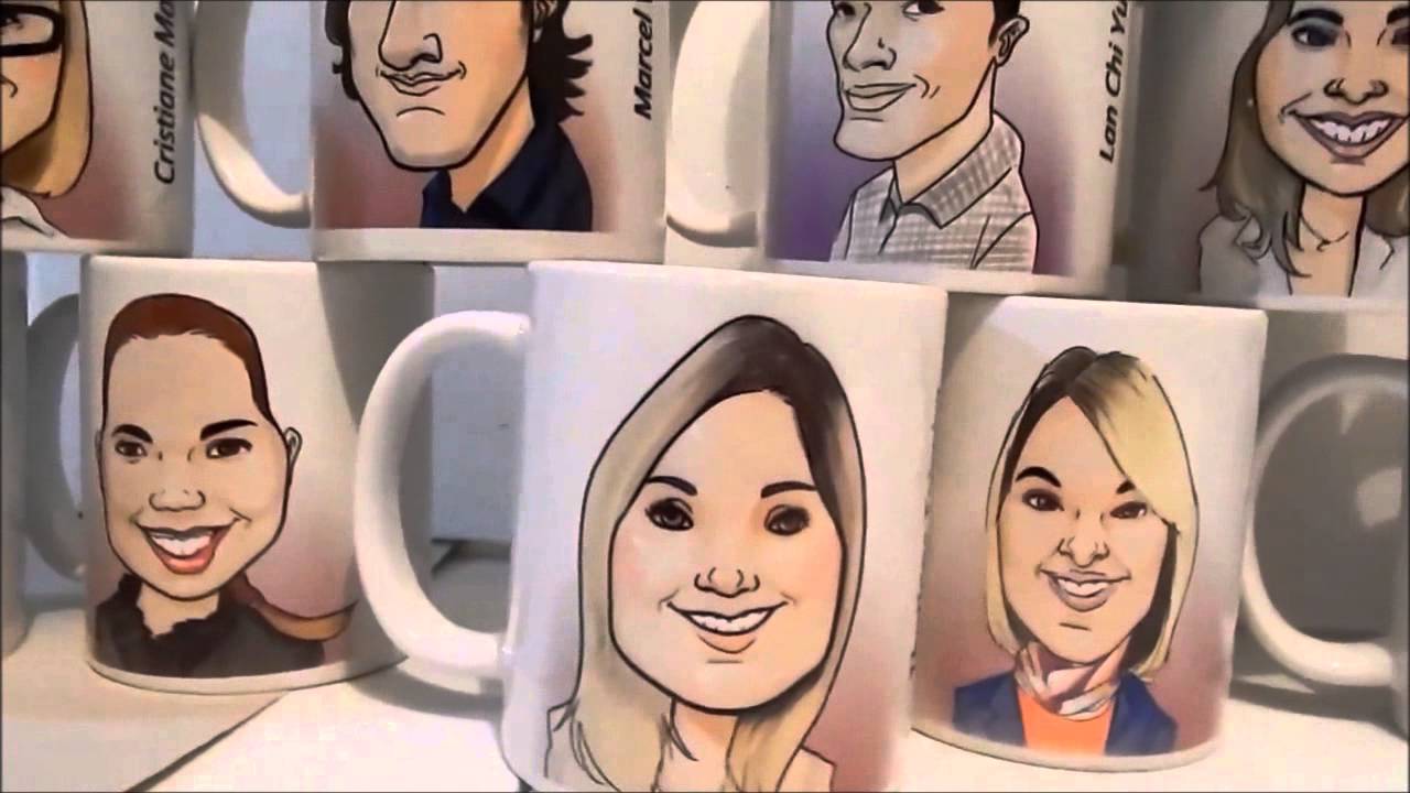 CARICATURA DIGITAL - CANECAS