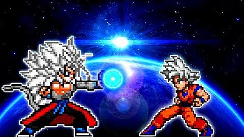 Xeno Goku V3 OP (all form) VS Son Goku DBS V7 OP (all form) in Jump Force Mugen