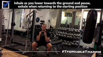 Kettlebell Goblet Squats With Pause At Bottom Of Movement (Held At The Handle)