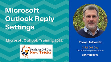 Microsoft Outlook Reply Settings