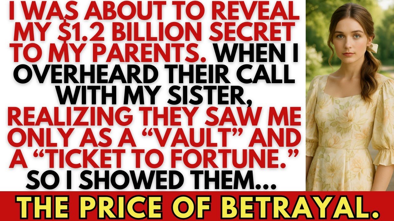I Was About To Reveal My $1.5B Net Worth To My Parents When I Overheard A Horrifying Truth...