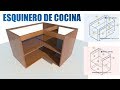 Forma Fácil de Fabricar un Esquinero Bajo de Cocina