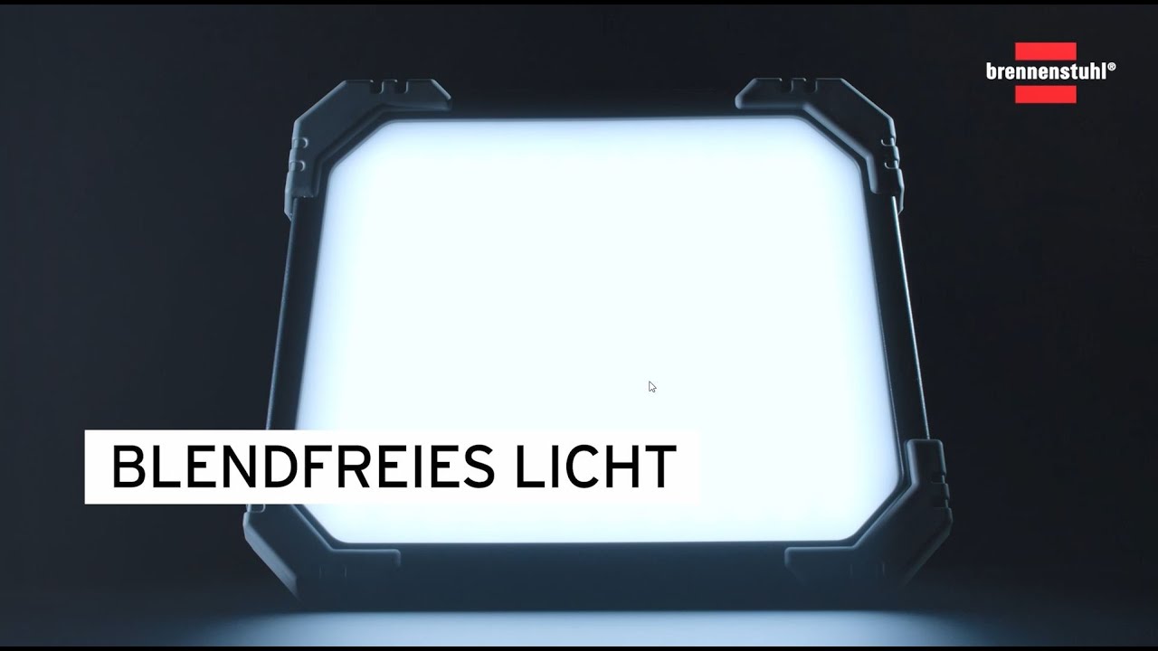 brennenstuhl® DINORA - LED Arbeitsstrahler - YouTube
