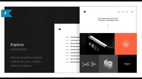 Kapena - Minimal Portfolio WordPress Theme | Themeforest Templates