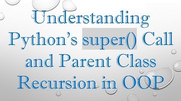 Understanding Python
