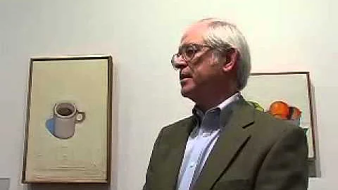 James Shackelford discussing Wayne Thiebaud's Cup ...
