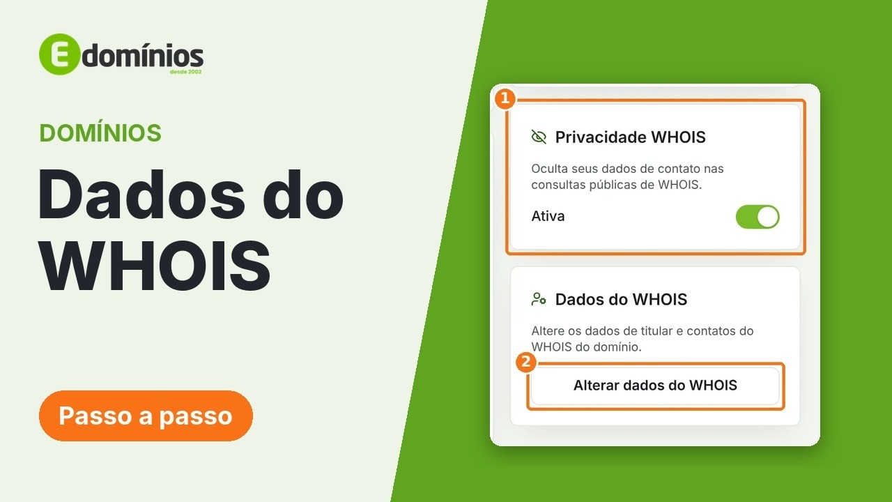 Vídeo: Privacidade e dados do WHOIS