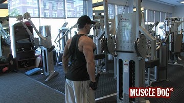 MuscleDog.com Presents: Straight Arm Cable Lat Pulldowns