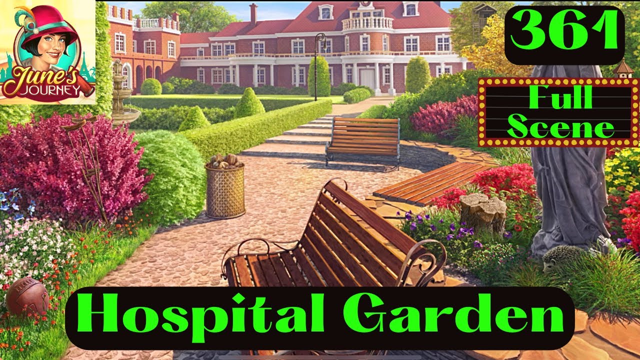JUNE'S JOURNEY 361 HOSPITAL GARDEN (Hidden Object Game) *Full