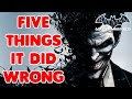 5 Things Batman Arkham Origins Did Wrong