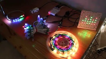 AllPixel RARSFest Demo - 4 AllPixels on one RasPi 2