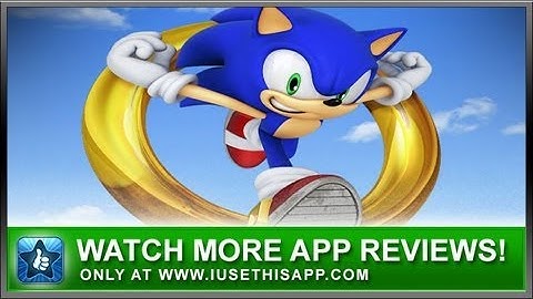 Sonic Dash iPhone App - Best iPhone App - App Reviews