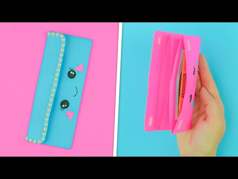 Video: Come fare un borsellino di carta (con immagini)