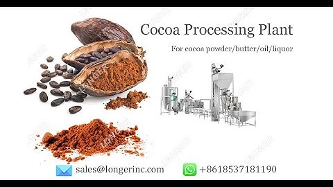 Cocoa Processing Plant: For Cocoa Powder, Cocoa Butter, Cocoa Oil etc #Cocoa