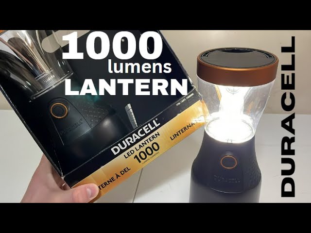 Quick Review: Duracell 1000 Lumen Lanterns 2 pack 