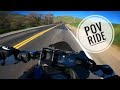 Yamaha MT-07 Toce Exhaust POV Ride Turtle Rock