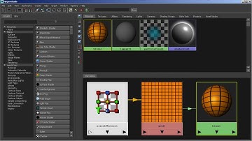 5  Viewing shading network connections in Maya