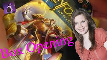 BOX OPENING OF KEYFORGE AGE OF ASCENSION 2 PLAYER STARTER SET