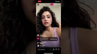 Malu Trevejo Instagram Live March 1, 2021