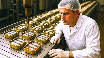 HOW Millions of Sardines are CAUGHT and CANNED 🐟 | INSIDE the MEGA FACTORY