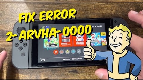 How To Fix Nintendo Switch Error 2-arvha-0000