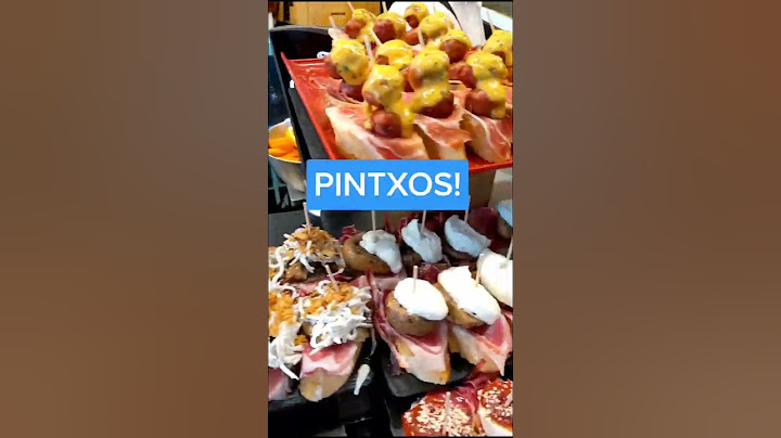 Pintxos in Bilbao, Spain