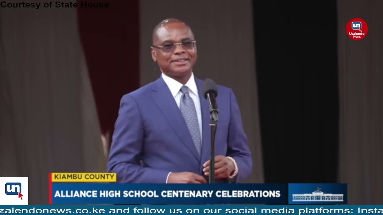 Senate Speaker Kingi's Speech at Alliance High School During Centenary Celebration