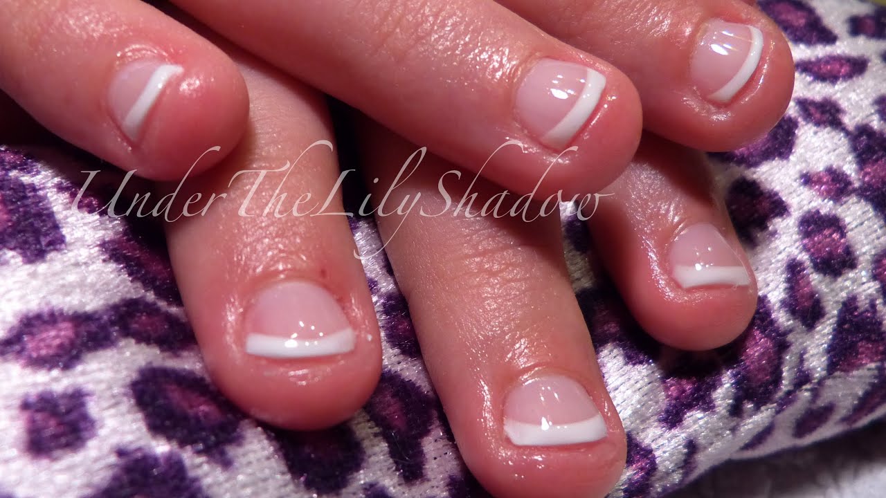 How do you get short gel nails?