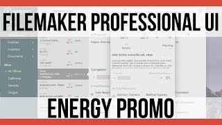 FileMaker UI Sample: Energy | Summary | FileMaker Pro 16 Videos | FileMaker Pro 16 Samples