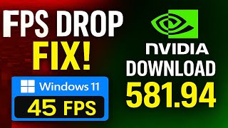 Windows 11 25H2 Gaming Lag FIXED! Nvidia Confirms Bug & Releases New Driver 581.94