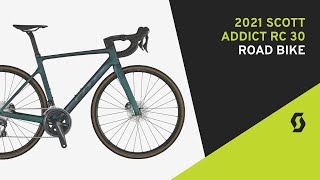 2021 Scott Addict RC 30 Road Bike - Prism Green Purple