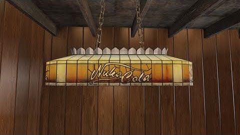 Fallout 76  - Modular Couch / Nuka Cola Lamp / Grill / Hanging Planter - Showcase