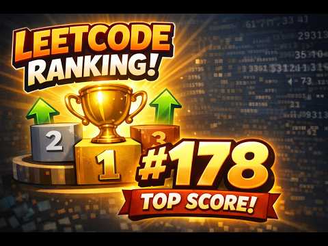 LeetCode Rank 178  Solved