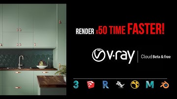 V-Ray Cloud Beta(NOT FREE ANYMORE)-Render 50 TIME FASTER (animation)- 2018- 3DS/Skp/Rhino/Blender/..