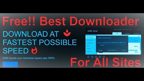 XDM - Free Download Manager For Windows, MacOS And Linux