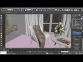 Моделирование ткани. Создание пледа на стуле в 3Ds Max