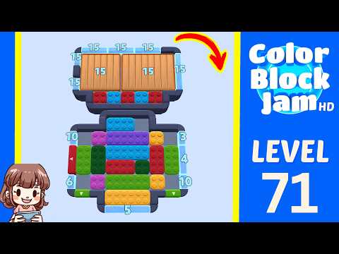 Color Block Jam Level 71 walkthrough video preview
