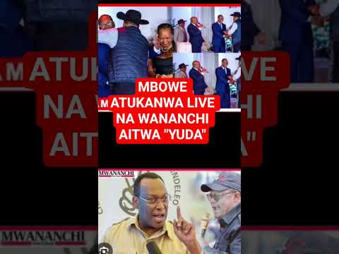 WANANCHI WAMSHAMBULIA MBOWE KWA MATUSI TAZAMA ALIVOKUTANA USO KWA USO NA LEMA